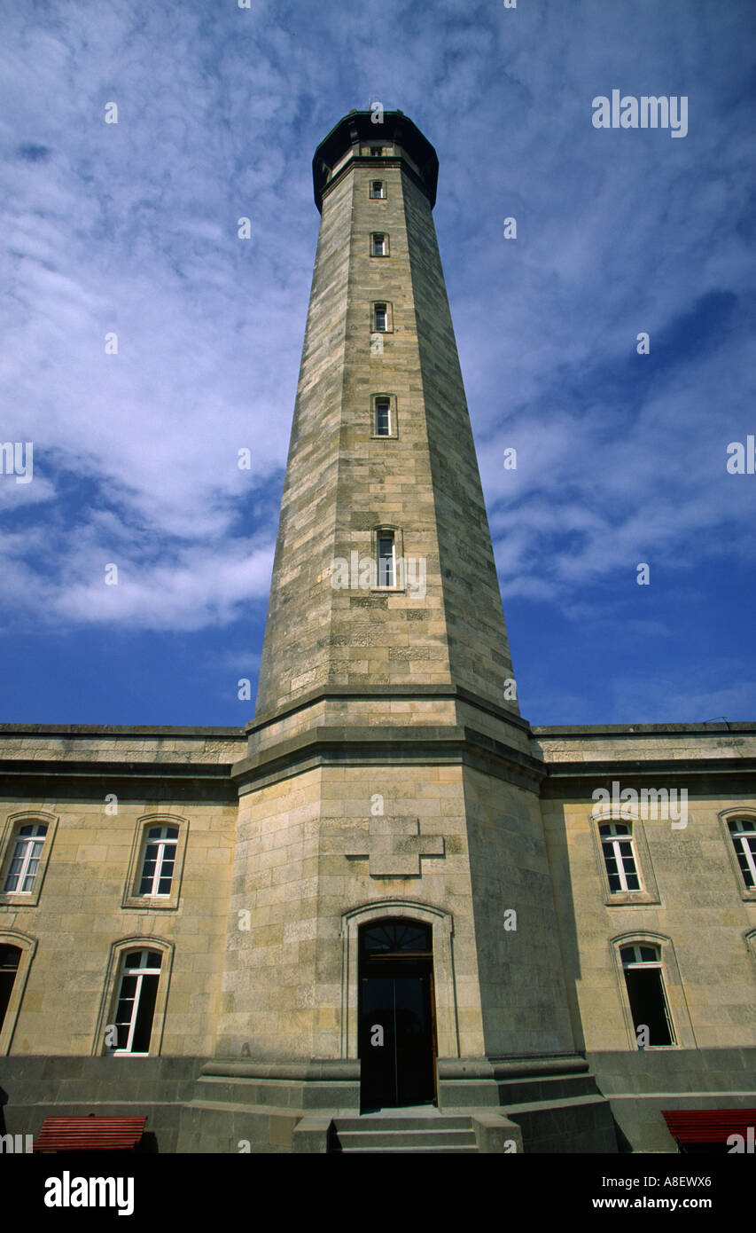 Phare des Baleines xix secolo faro sull'Ile de Re Francia Foto Stock