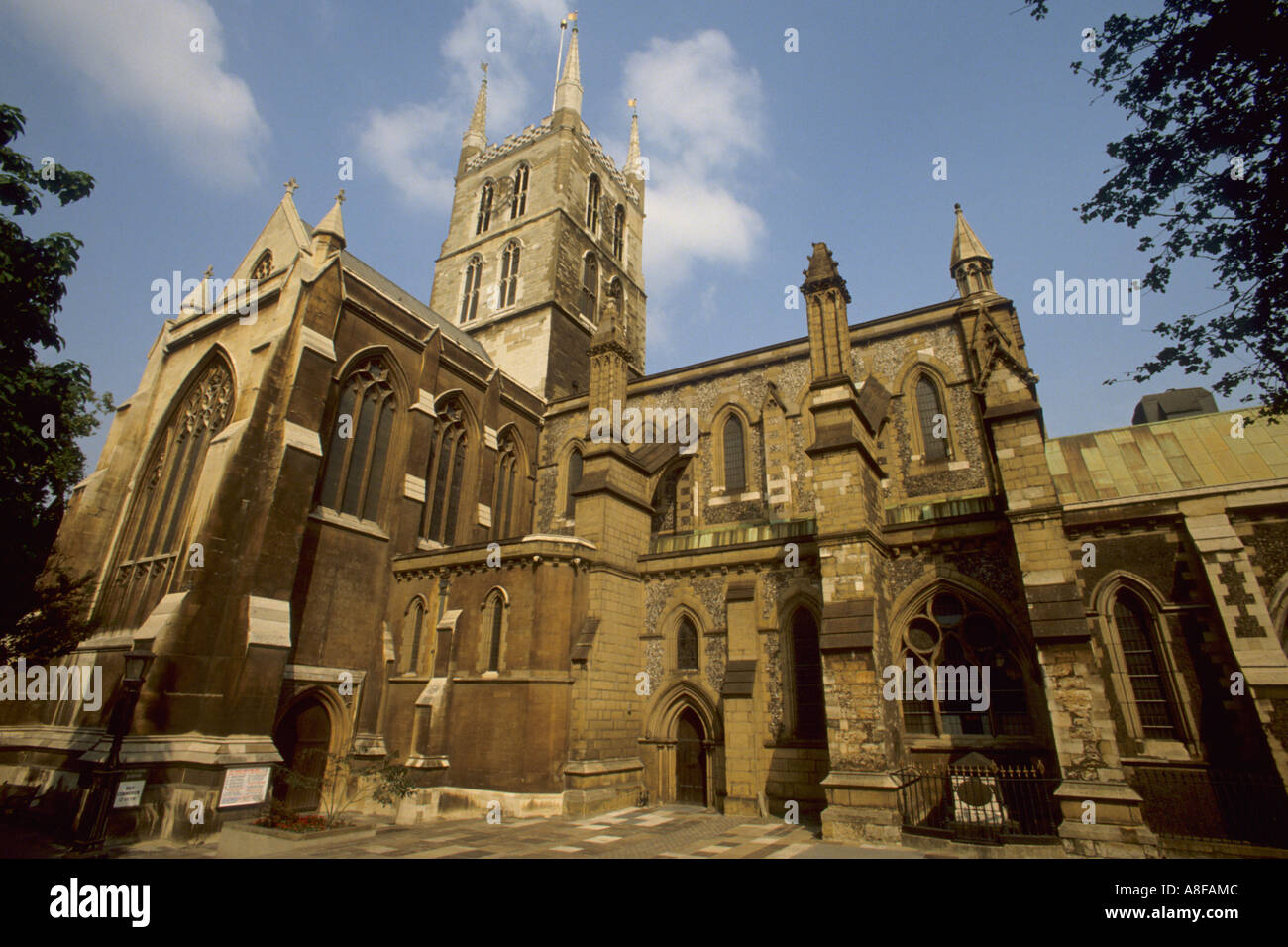 U K Gran Bretagna Inghilterra London Southwark Cathedral Foto Stock