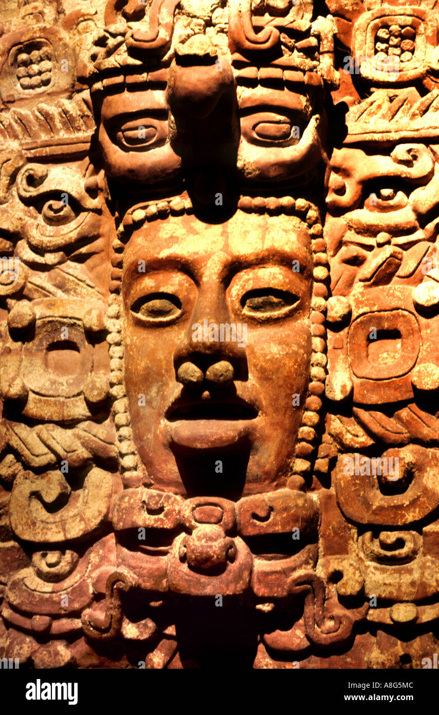 Aztec Museo Nazionale di Antropologia di Città del Messico Foto Stock