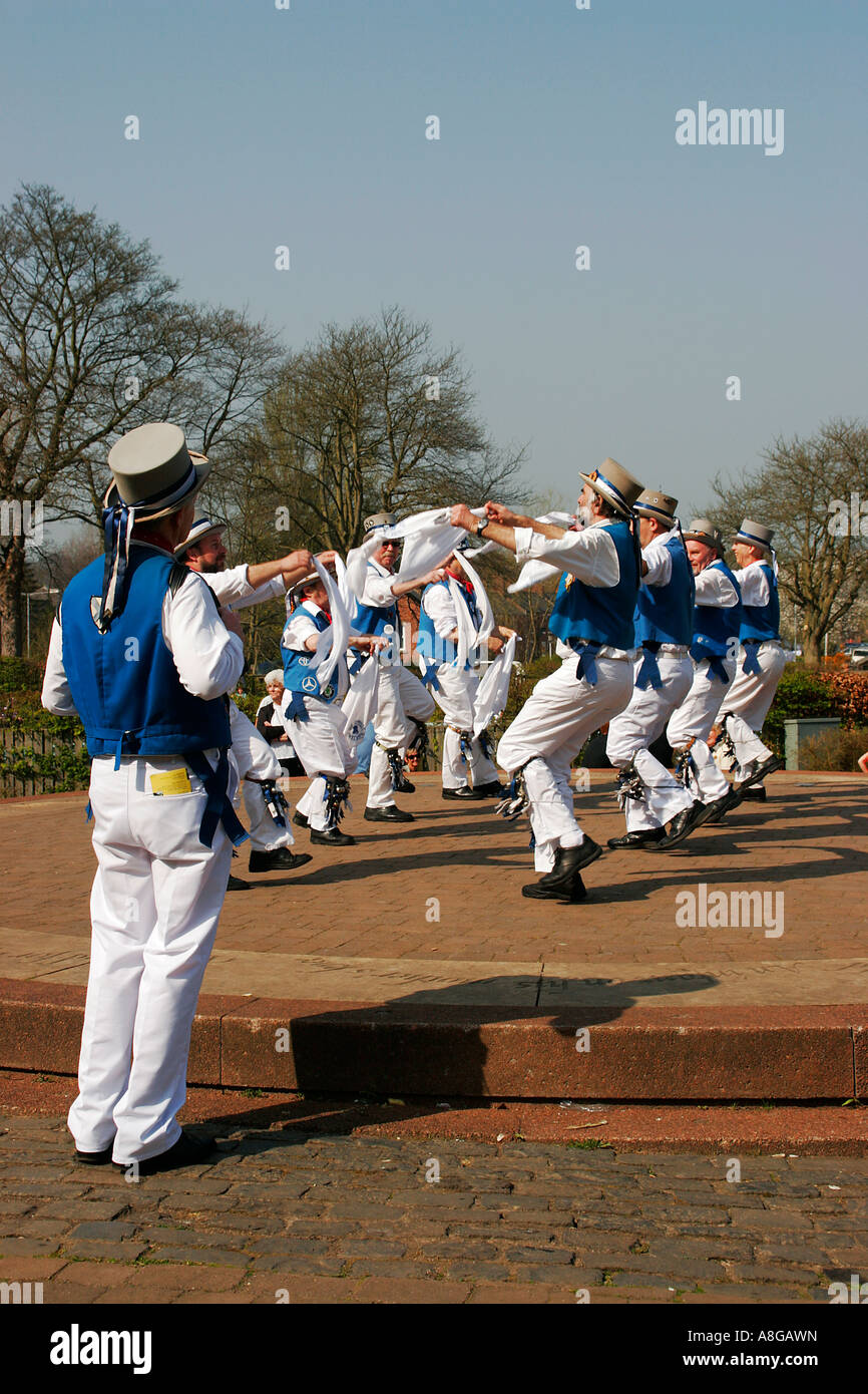 Morris ballerini a Morpeth Northumbrian raccolta 14 Aprile 2007 Foto Stock