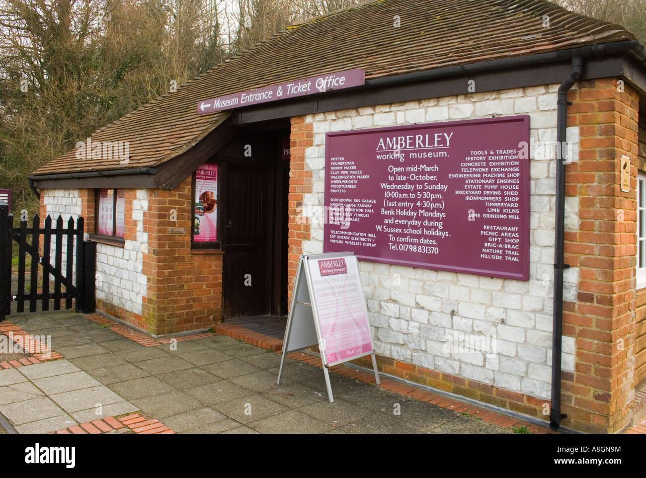 Amberley Working Museum, South Downs, West Sussex, Regno Unito Foto Stock