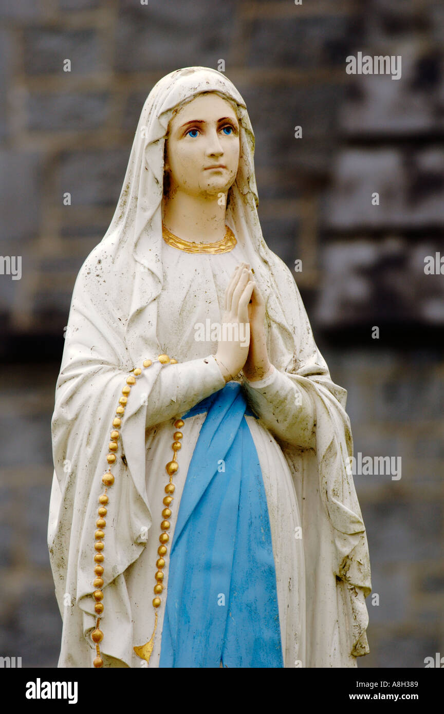 L'arte religiosa, statua di Maria Foto Stock