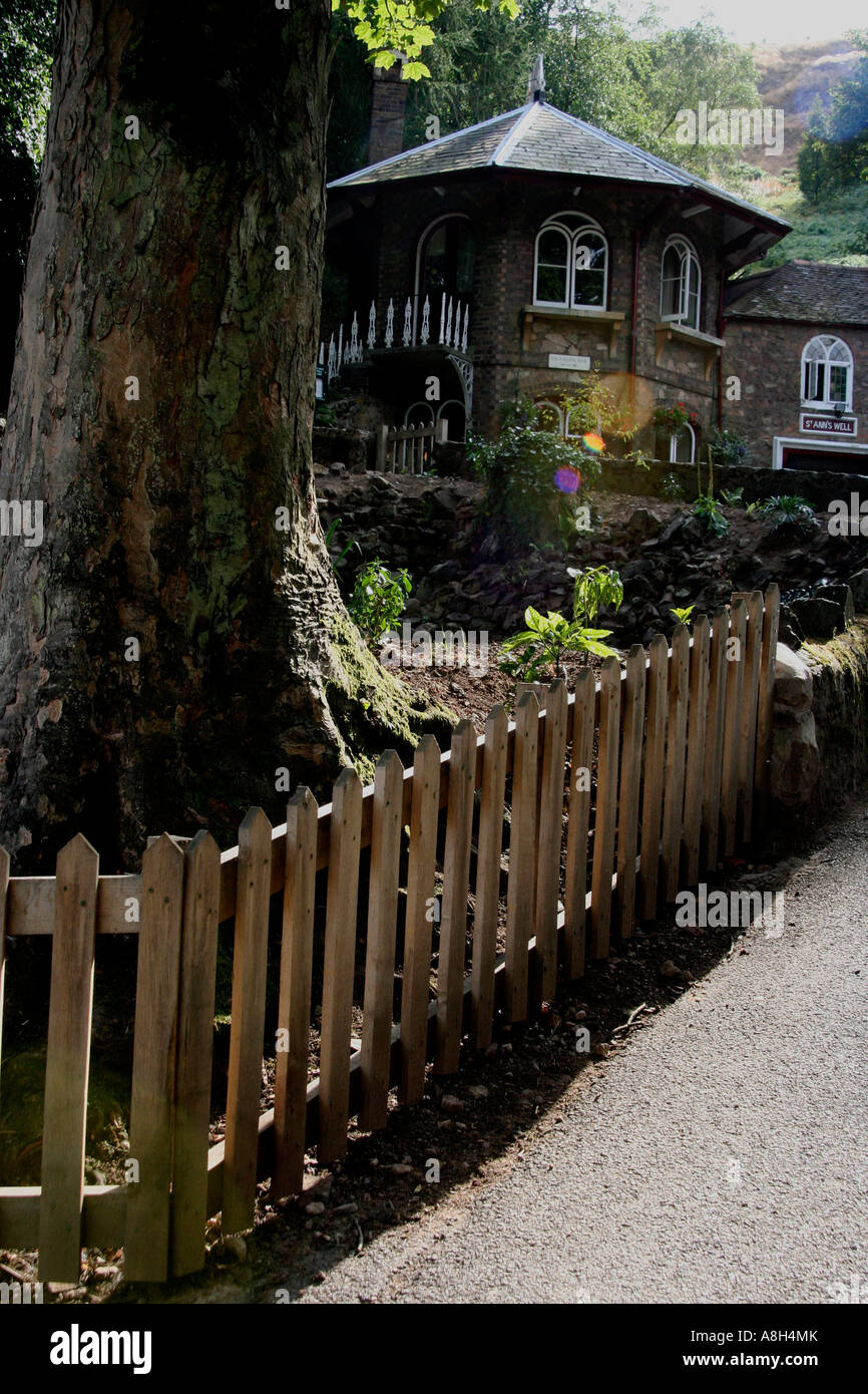 Saint Anne è bene, Malvern Hills, Malvern, Worcestershire, Inghilterra Foto Stock