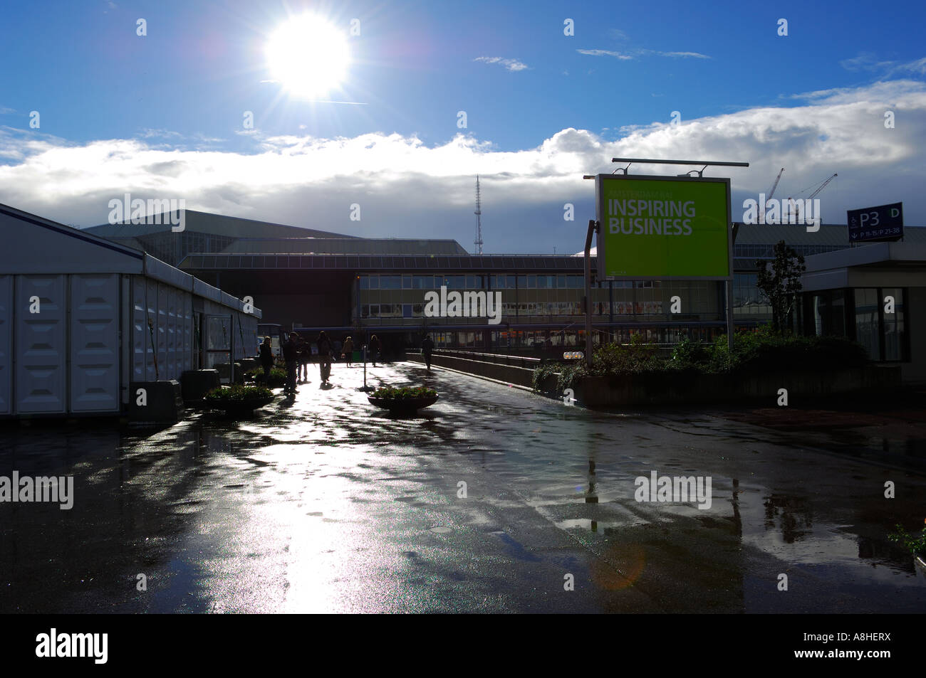 International Horti Fair trade fair di Amsterdam RAI horticultural 2006 outdoor view Foto Stock