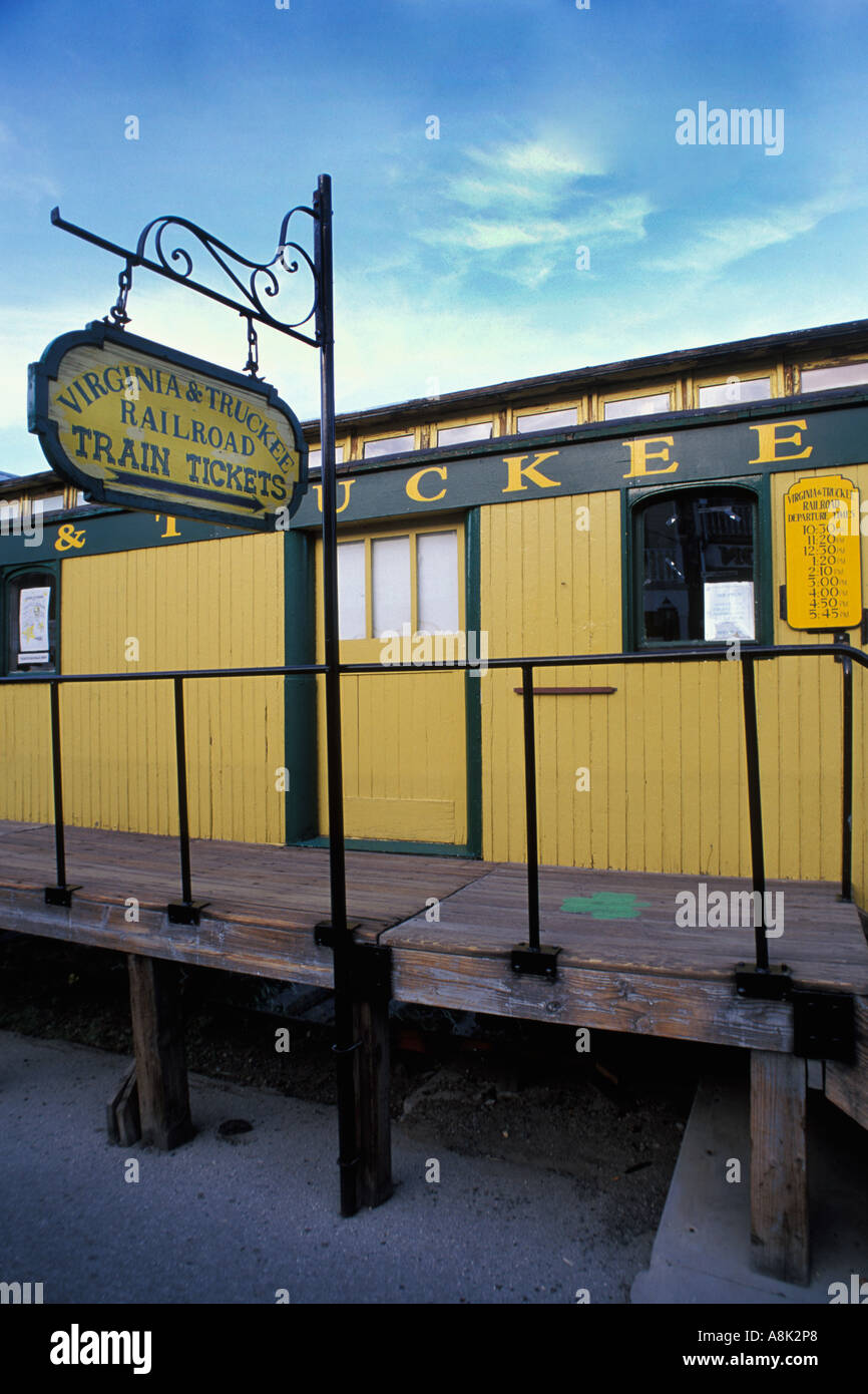 Nevada, Virginia City, Virginia City e Truckee Railroad Foto Stock