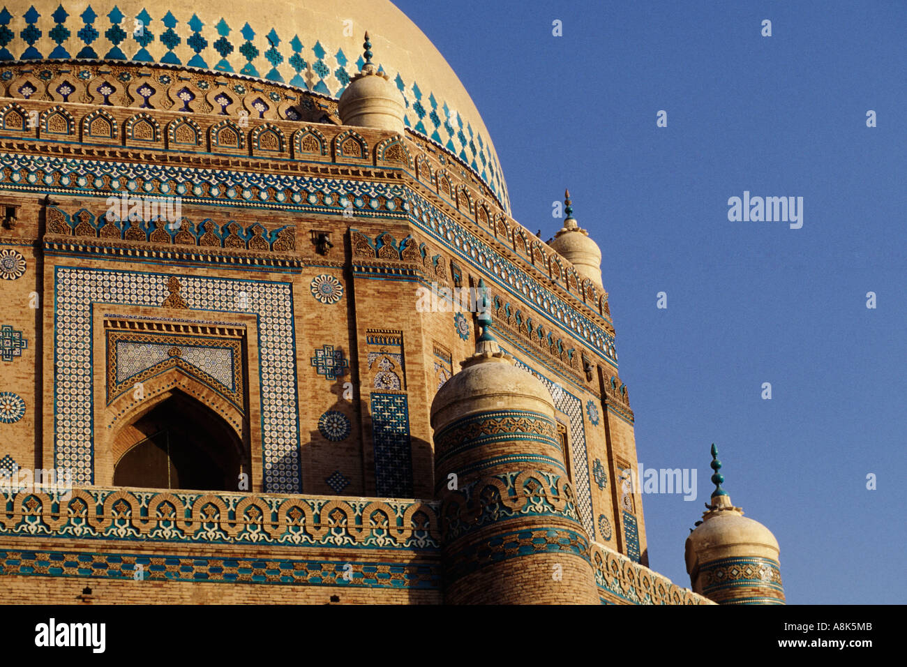 Il Pakistan, Multan, Mausoleo di Shah Rukn e Alam, 1320 Foto Stock