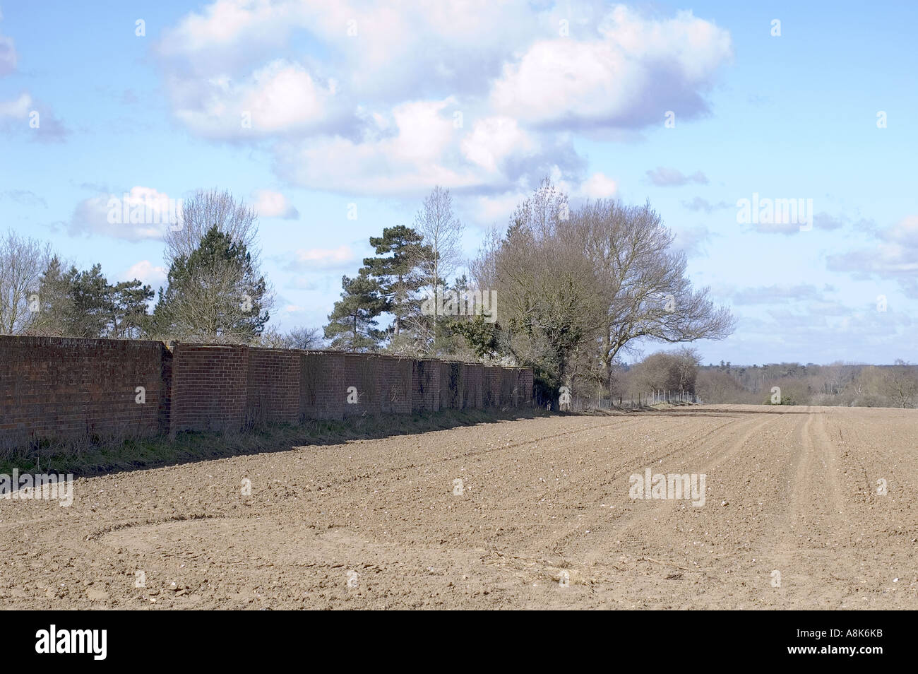 Confine Norfolk-Suffolk 7 Foto Stock