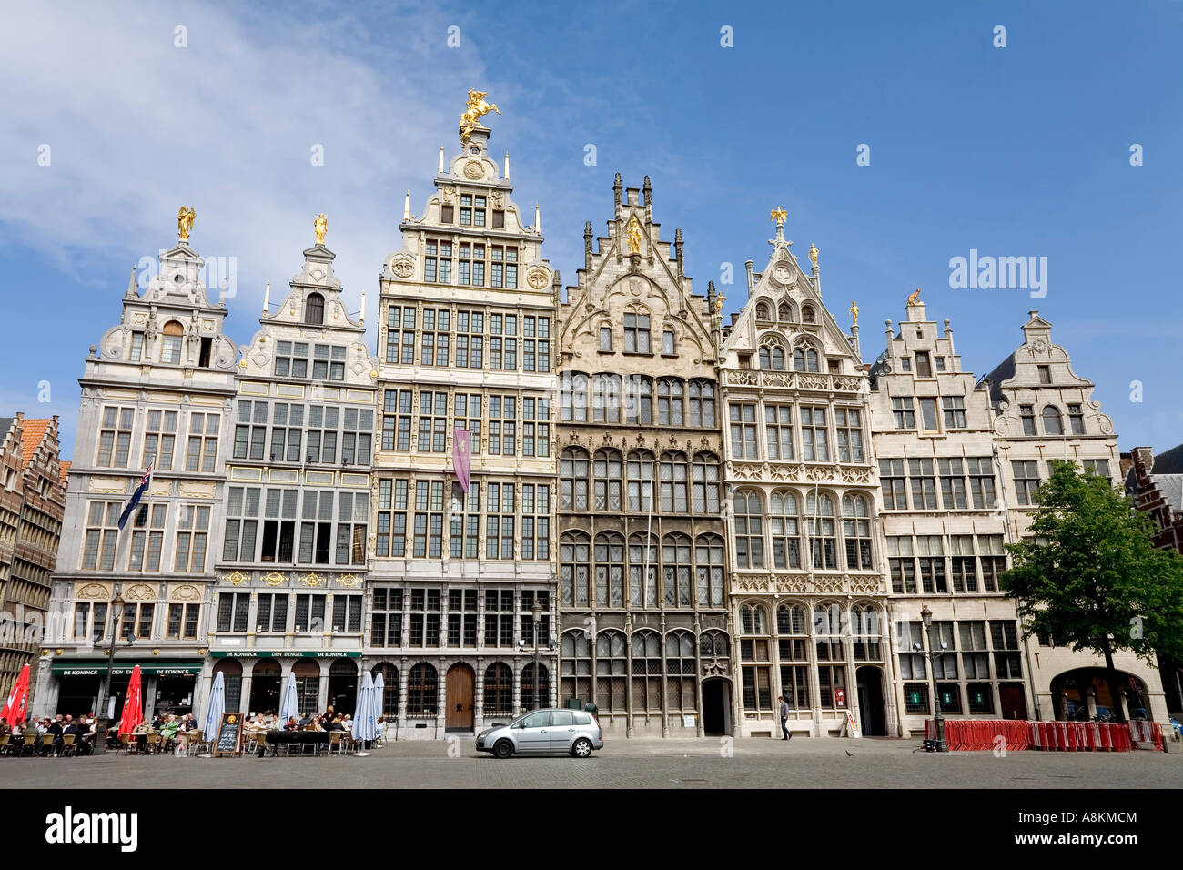 Ex guild houses, Grote Markt, Anversa, Belgio Foto Stock