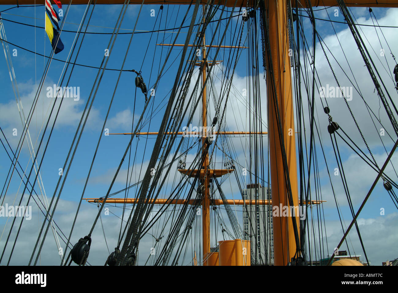 HMS Warrior Portsmouth Inghilterra Foto Stock