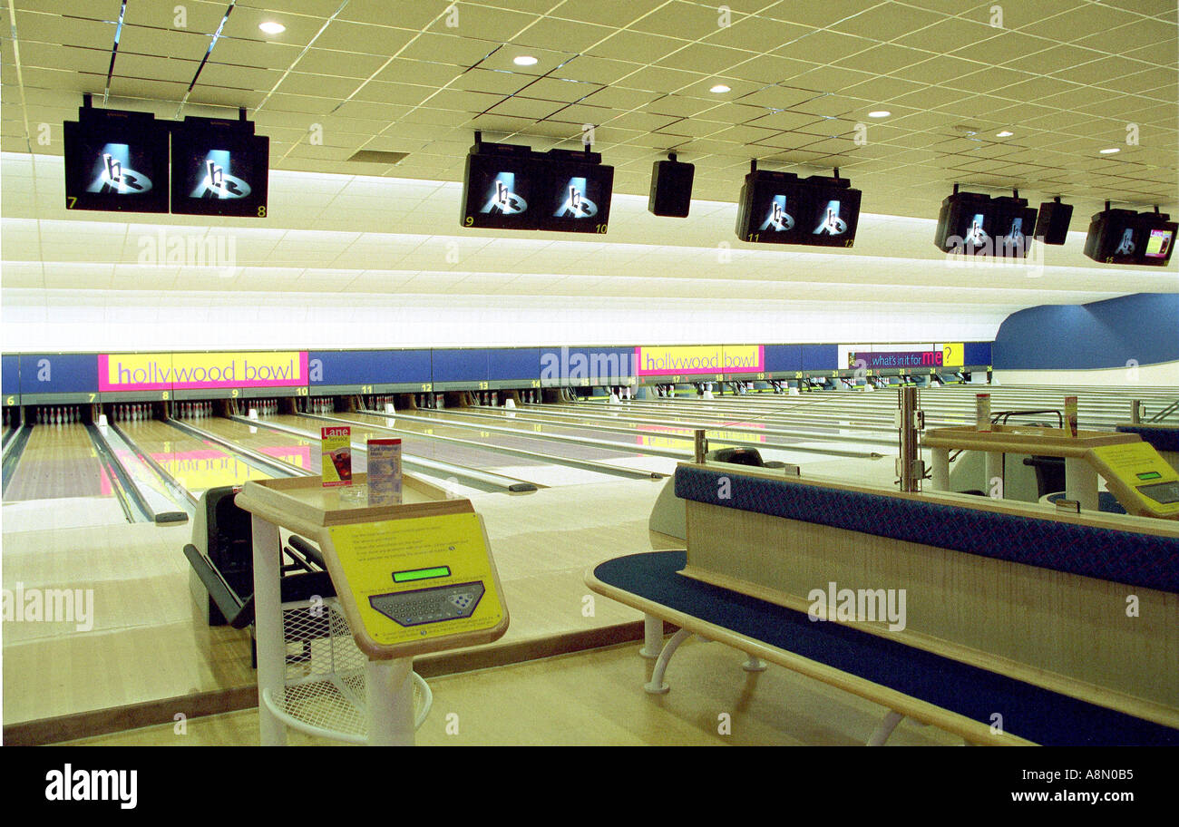 Hollywood Bowl, Bowling Alley, London Borough of Newham East London GB UK Foto Stock