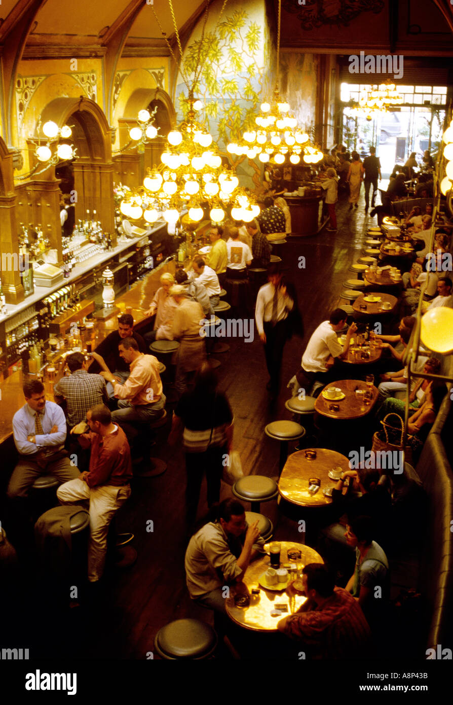 Popolare Pub/ Cafe en Seine Dublino Irlanda Irlanda Foto Stock