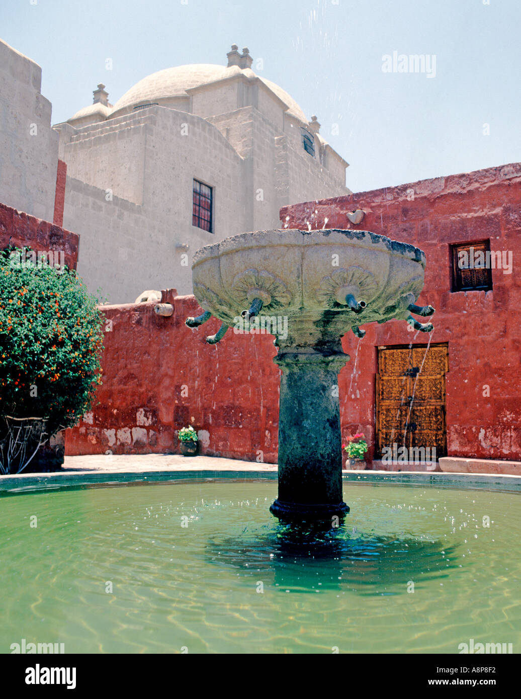 Il convento della Santa Catalina in Arequipa in Perù Foto Stock