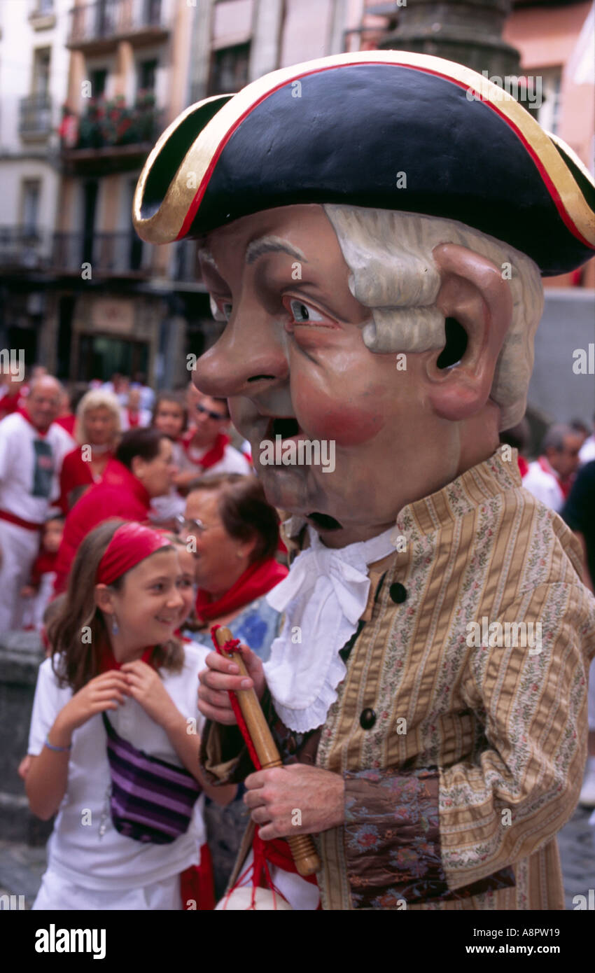 San Fermín festival - Pamplona in Navarra, Spagna Foto Stock