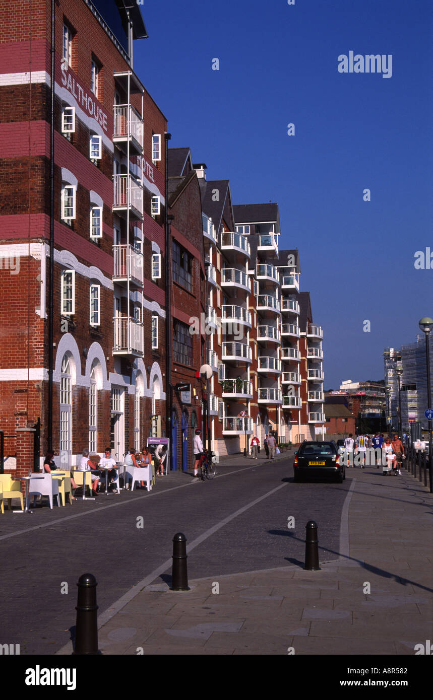 Ipswich darsena di riqualificazione urbana Suffolk Hotel in magazzino convertito Foto Stock