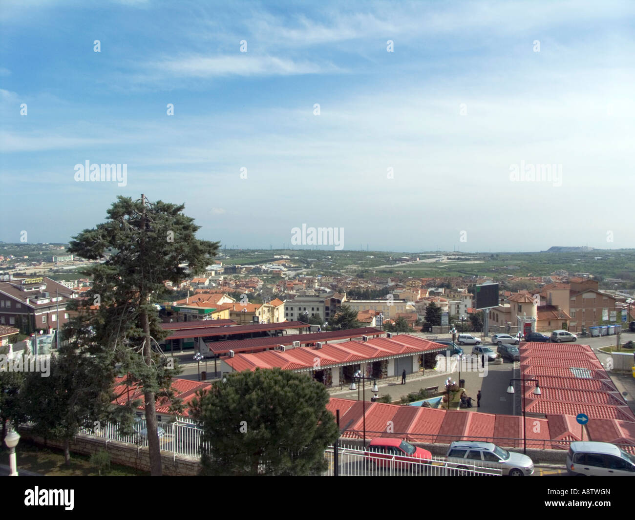 Vista del paesaggio di San Giovanni Rotondo , foggia , Puglia , Italia , Europa Foto Stock