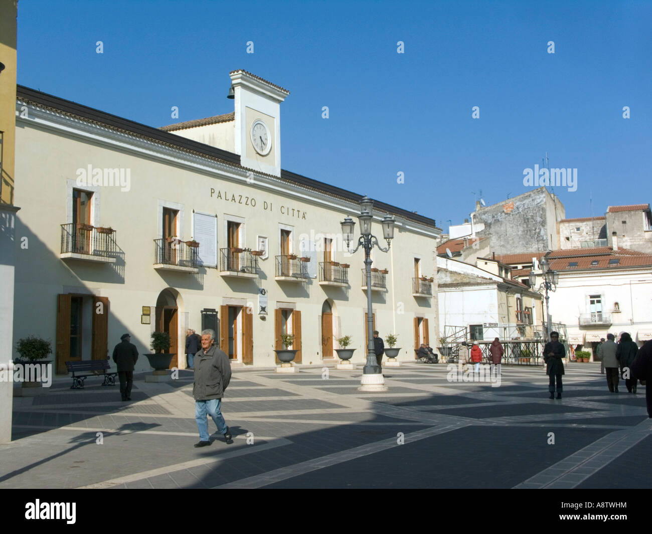City town house, Piazza dei Martiri, 5, San Giovanni Rotondo , foggia ,  Puglia , Italia , Europa Foto stock - Alamy