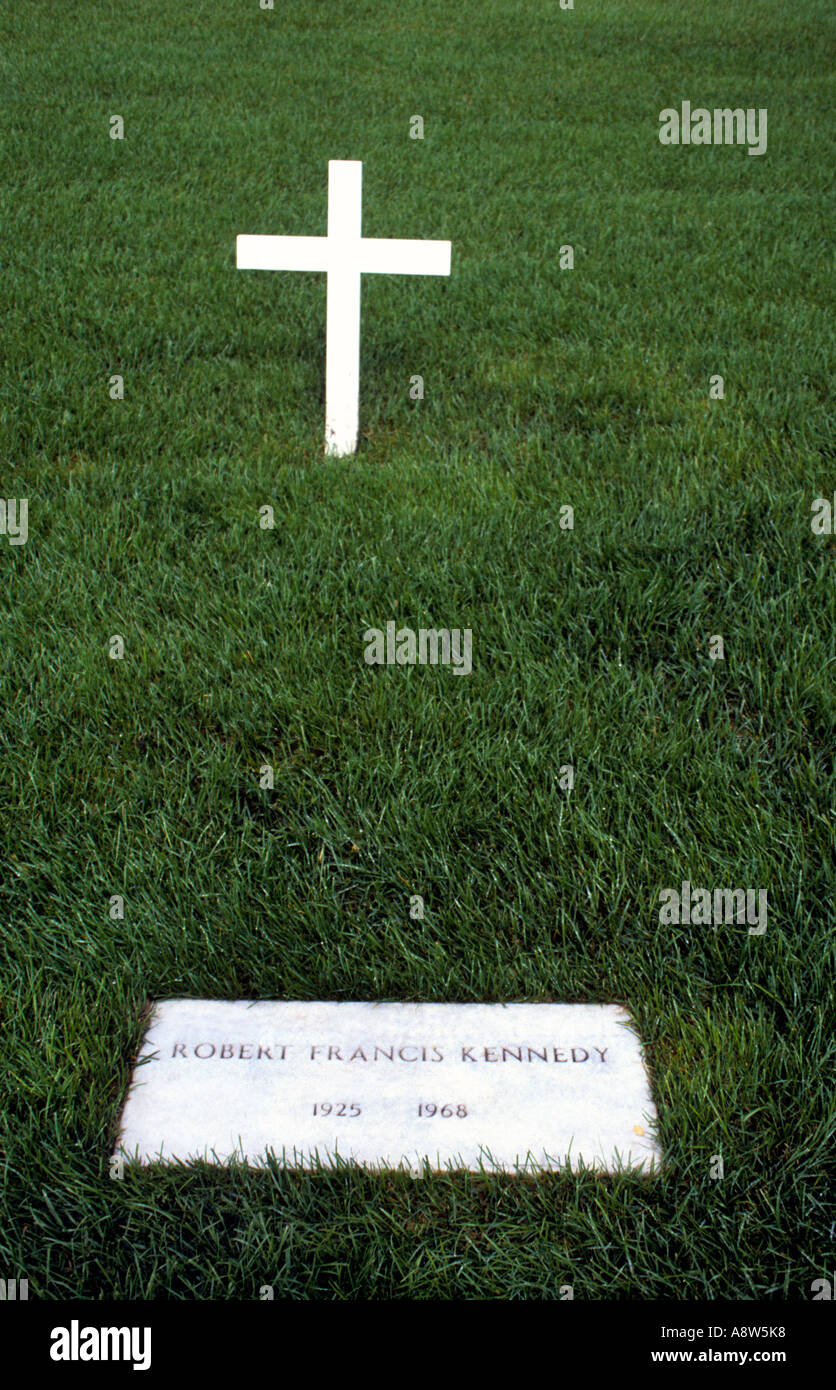 Robert Kennedy grave Foto Stock