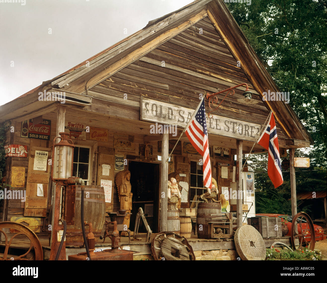 Paese store vicino a Santee South Carolina USA Foto Stock