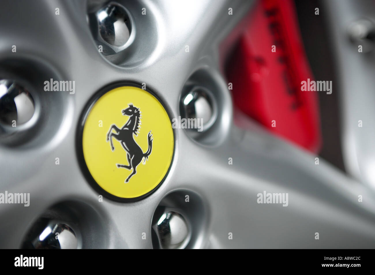 Ferrari 360 Spider volante Foto Stock