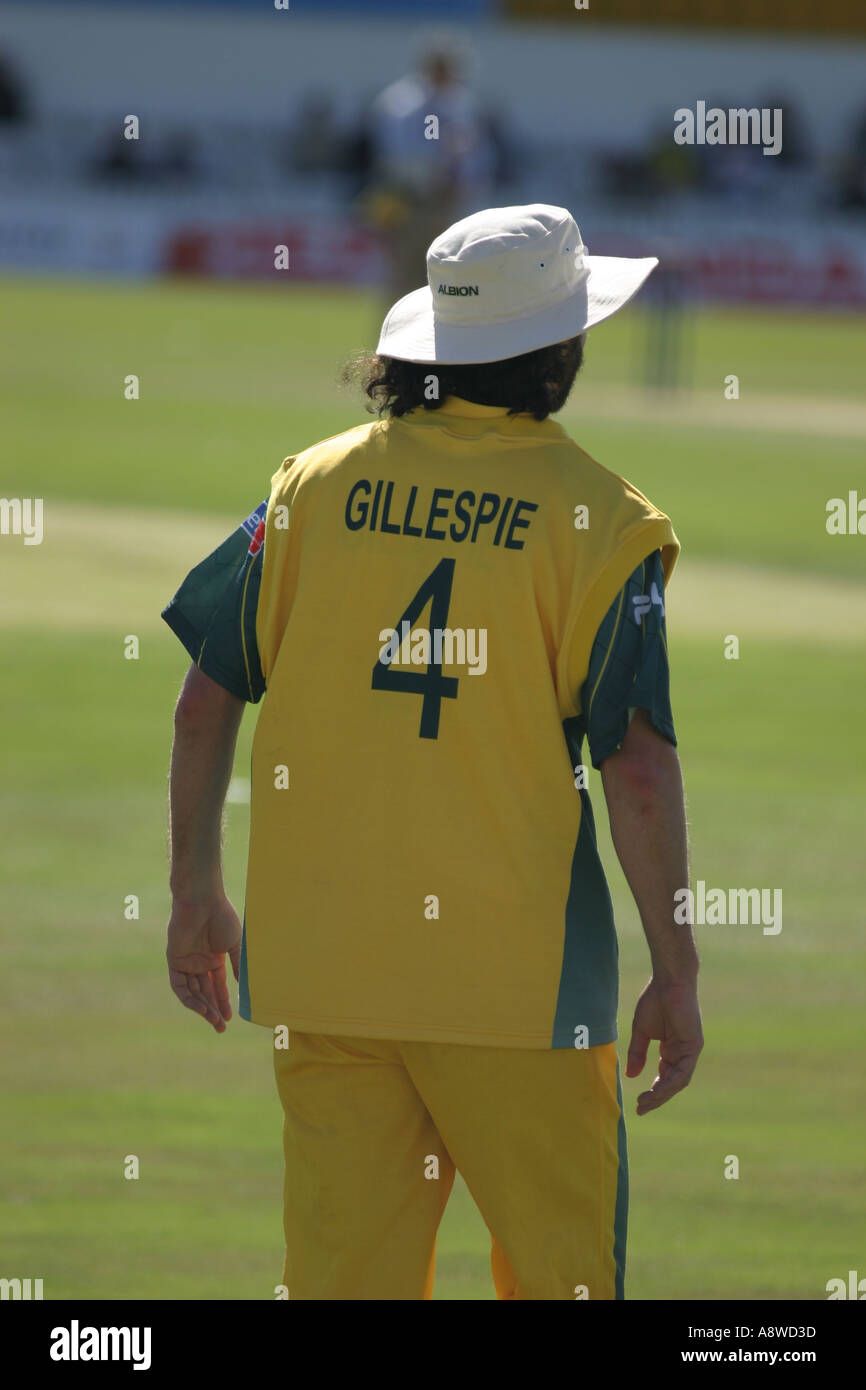 Jason Gillespie Australia / Nuova Zelanda ICC campioni Trofeo 16 Settembre 2004 Foto Stock