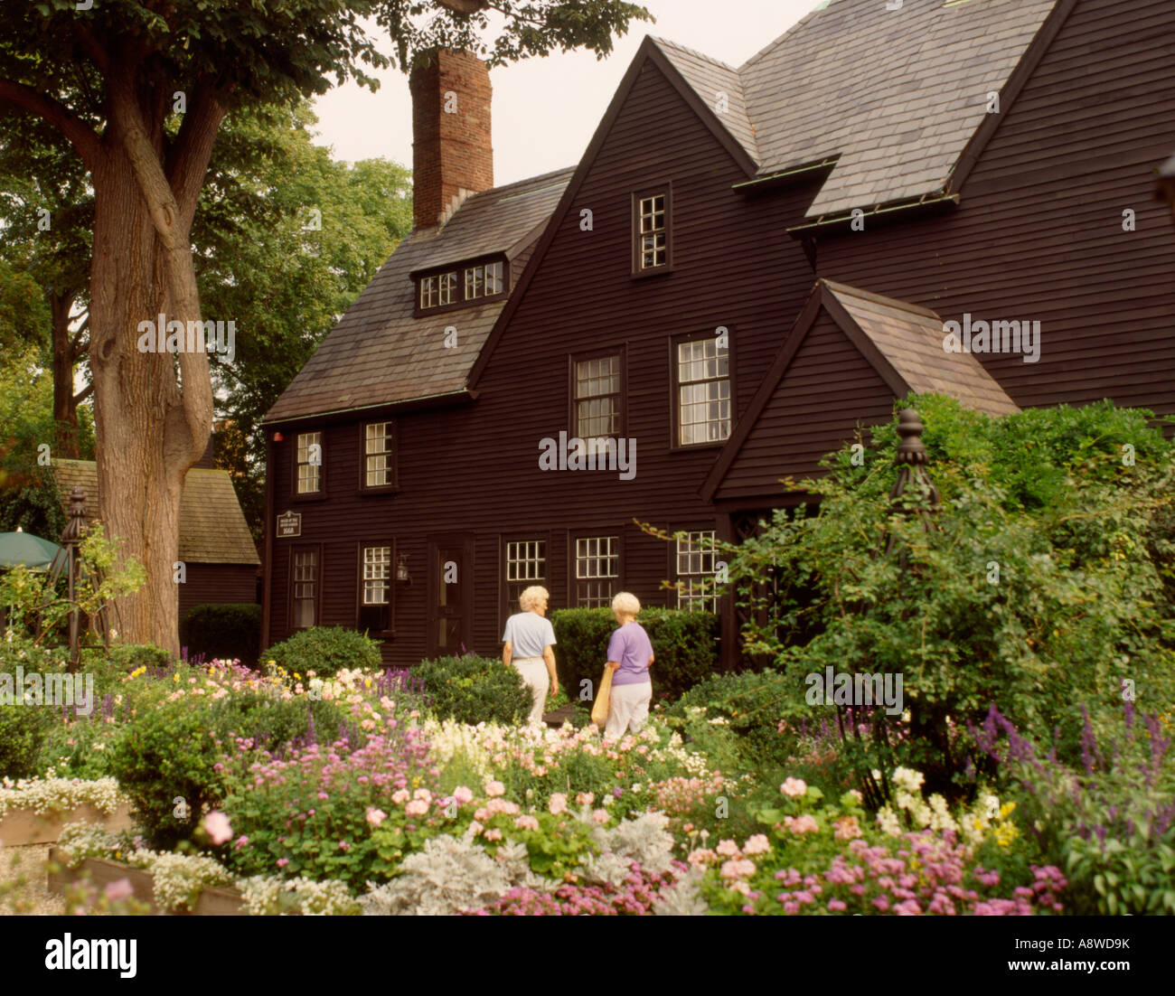 Stati Uniti d'America. Massachusetts. Salem. Casa di sette gables Foto Stock