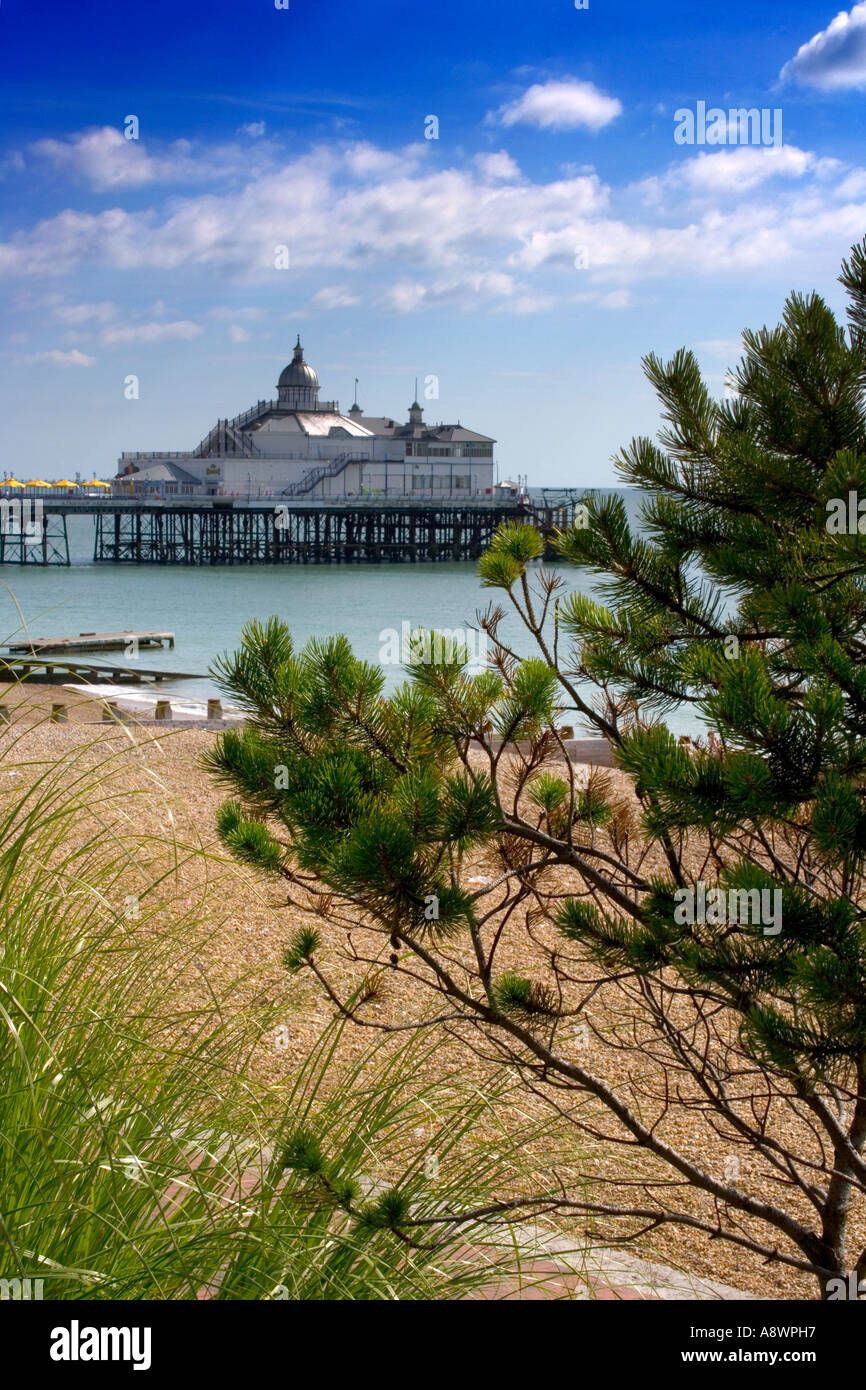 Eastbourne Pier, Sussex, Inghilterra, Regno Unito. Foto Stock