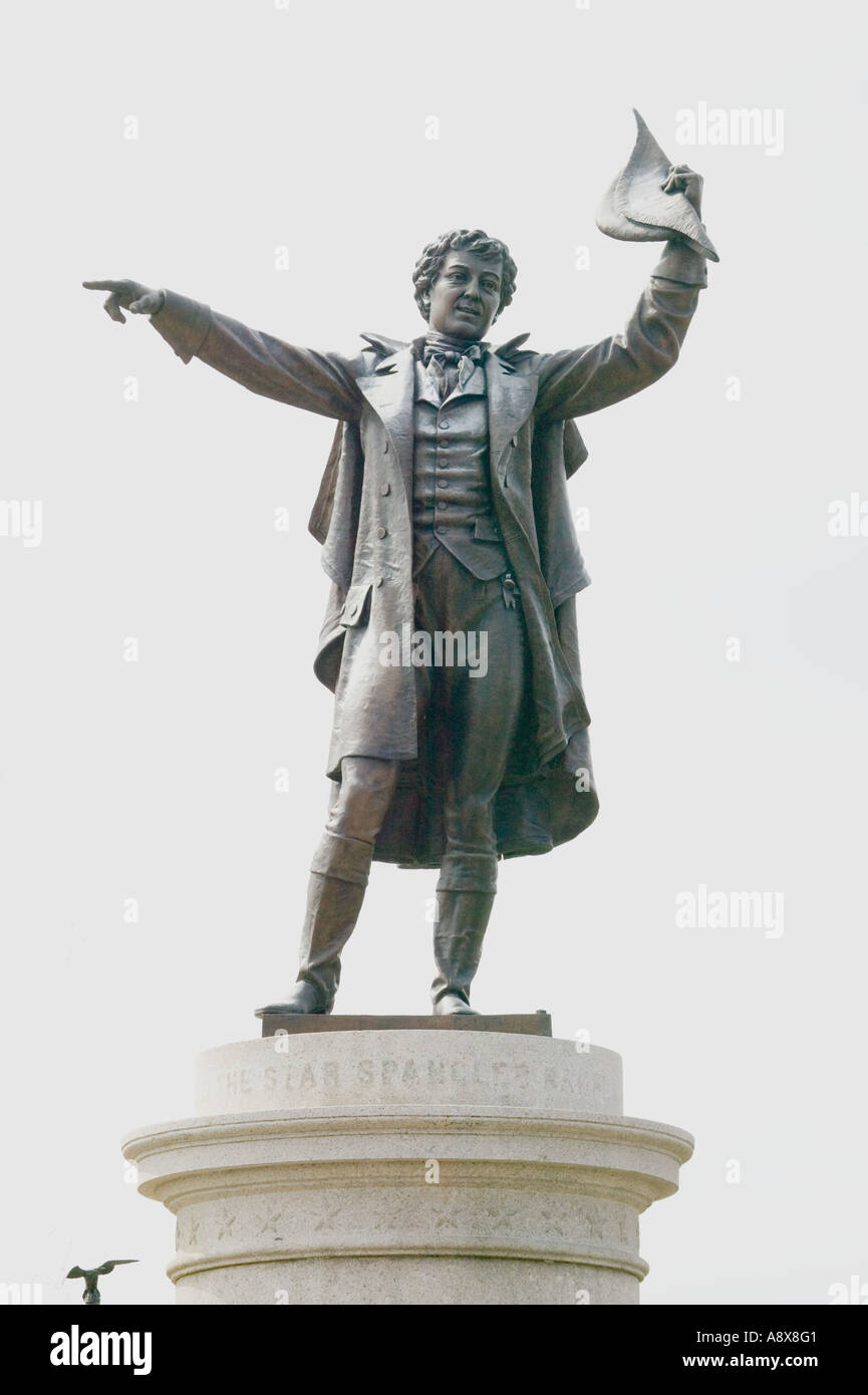 Tomba di Francis Scott Key in Frederick Maryland Foto Stock