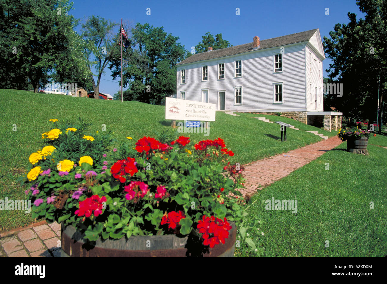 Elk269 1299 Kansas Lecompton Constitution Hall 1855 Foto Stock