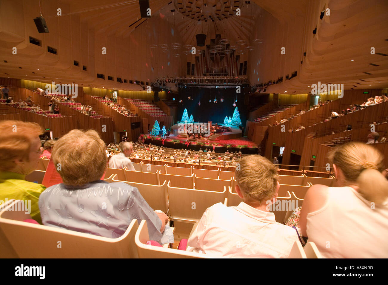 All'interno dell'Opera House di Sydney Foto Stock