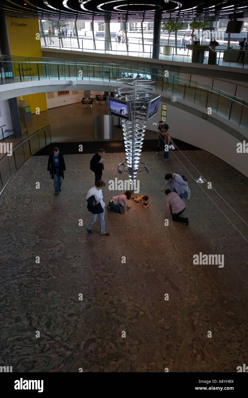 Mappa di Londra a Londra è il municipio Foto Stock