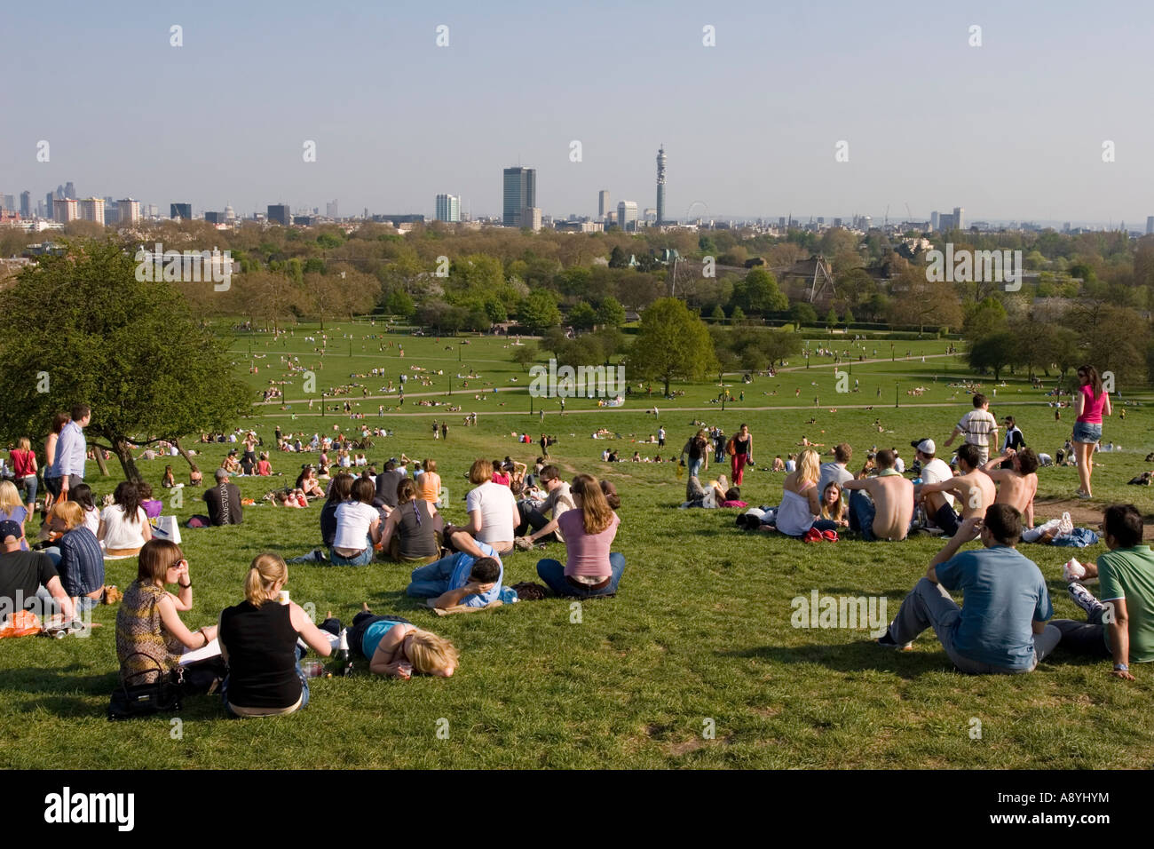 Vista da Primrose Hill Londra Foto Stock