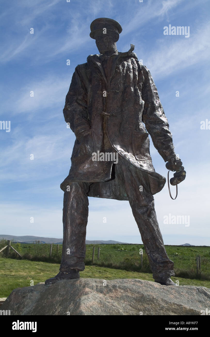 dh David Stirling Memorial DOUNE STIRLINGSHIRE Statua SAS fondatore 1941 forze speciali britanniche durante la seconda guerra mondiale Foto Stock dh David Stirling Memorial DOUNE STIRLINGSHIRE Statua SAS fondatore 1941 forze speciali britanniche durante la seconda guerra mondiale Foto Stock