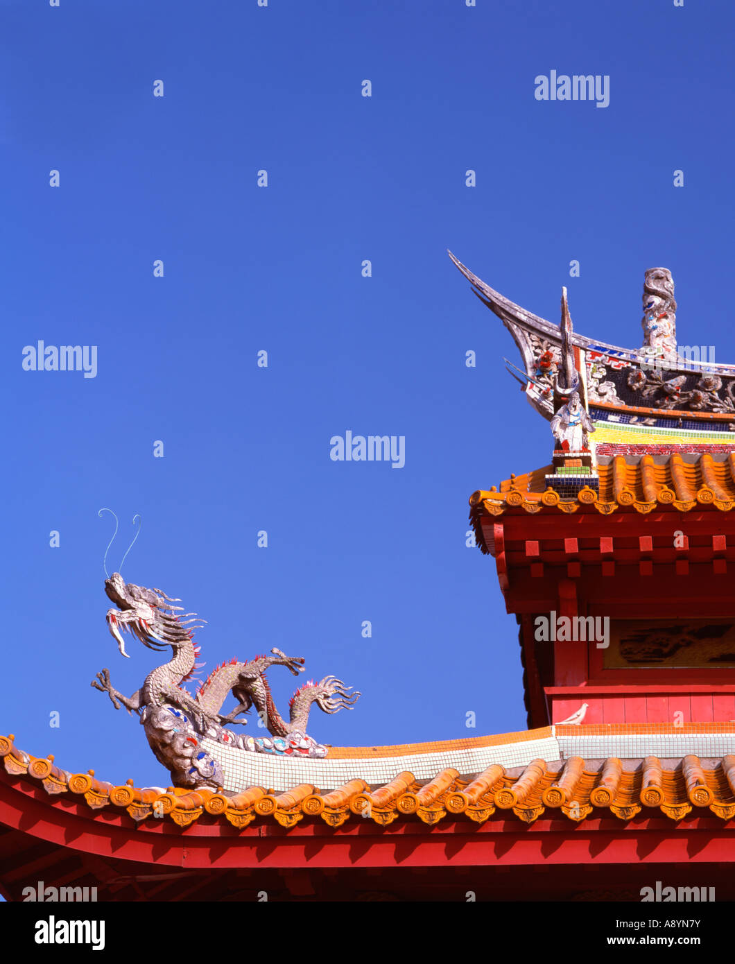 Cinese Santuario confuciano ( Koshi-privati ) in Nagasaki, solo santuario confuciana nel mondo costruito da mani cinesi al di fuori della Cina Foto Stock