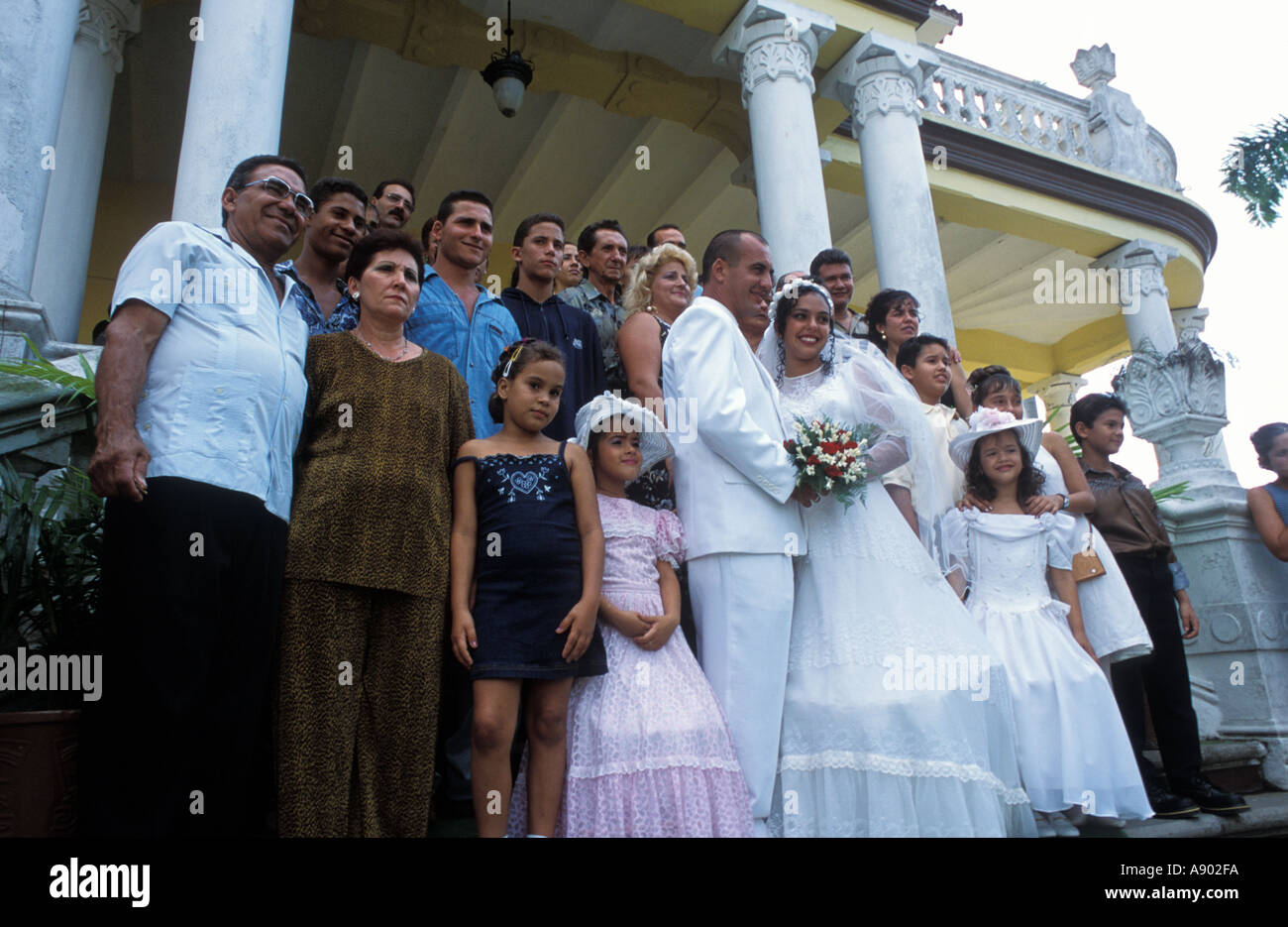 Ricevimento di nozze Camaguey Cuba Foto Stock