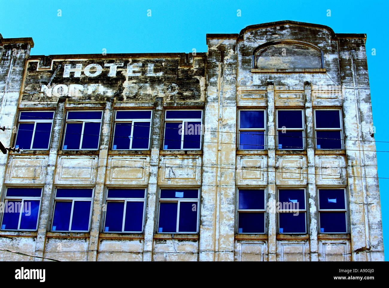 Vecchio abbandonato run-down hotel North Bend Washington stato USA Foto  stock - Alamy