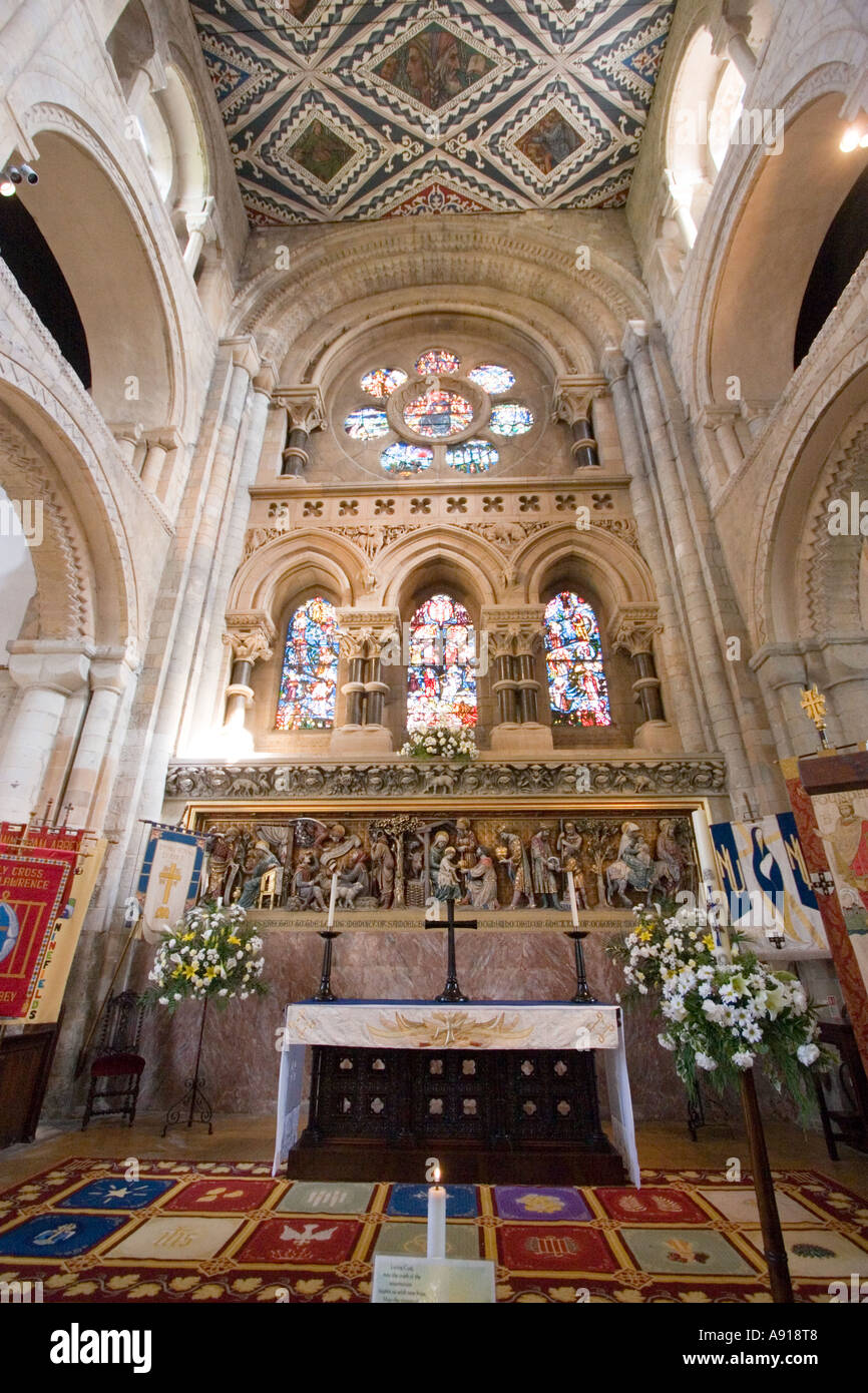 Waltham Abbey, Chiesa dell'abbazia di Waltham Santa Croce Essex GB UK Foto Stock