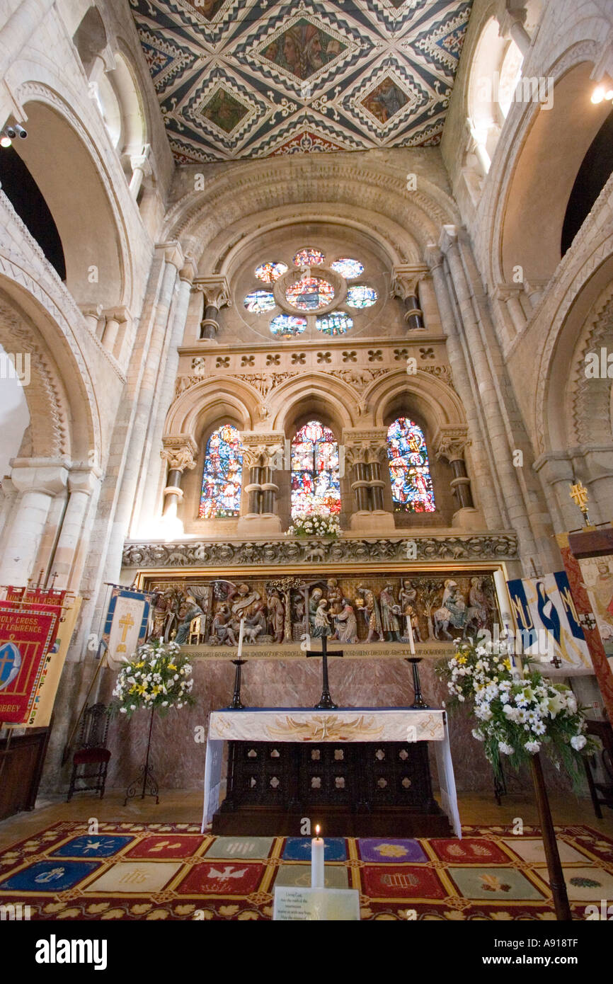 Waltham Abbey, Chiesa dell'abbazia di Waltham Santa Croce Essex GB UK Foto Stock