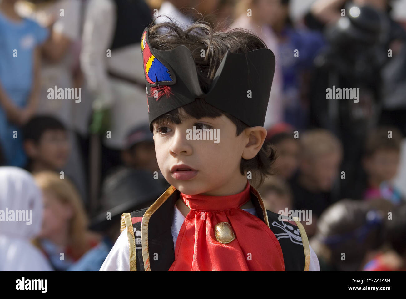 Scuola fancy dress fete giornata di divertimento Foto Stock