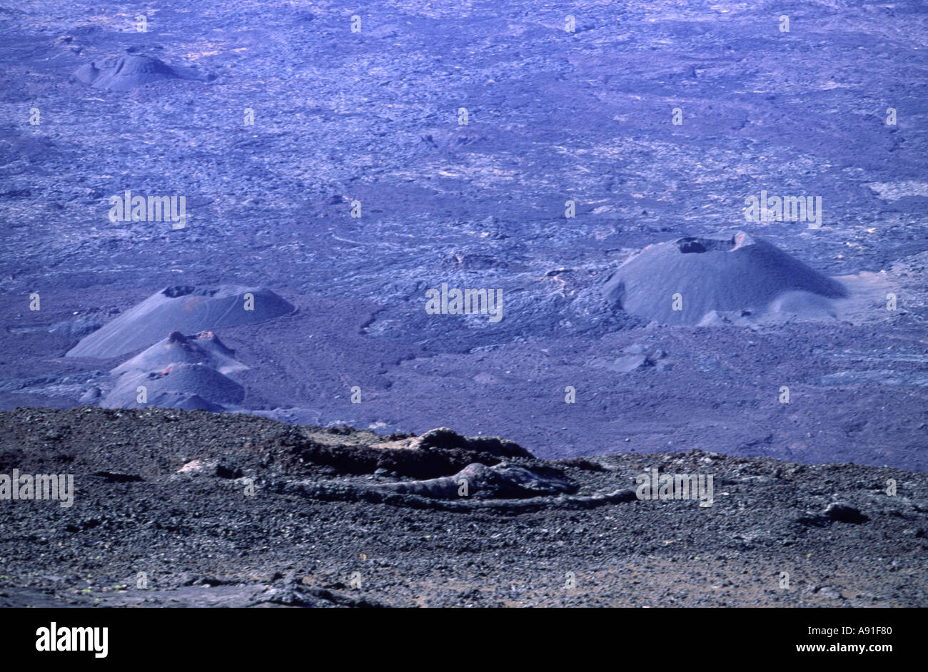 Piton de la Fournaise Isola di Reunion Foto Stock