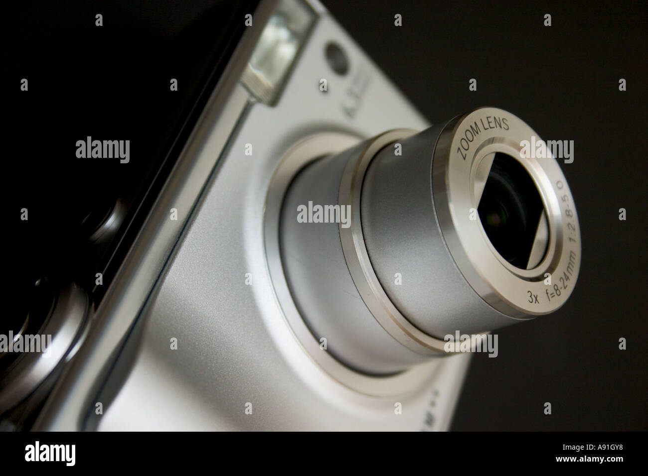 Fotocamera digitale con zoom ottico Foto Stock