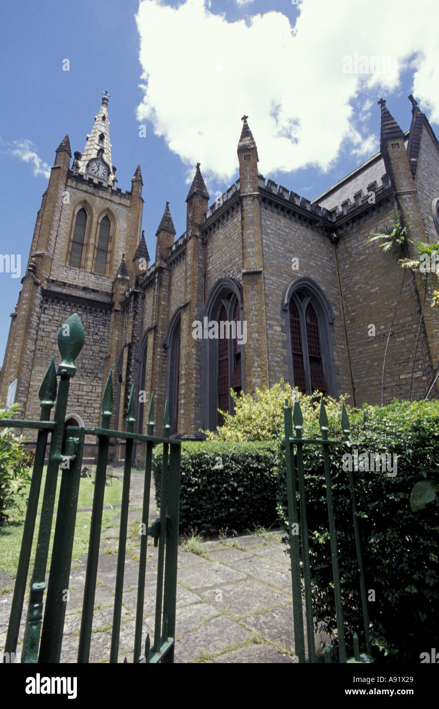 Caraibi, Trinidad, Porto di Spagna, Trinità Cattedrale. Foto Stock