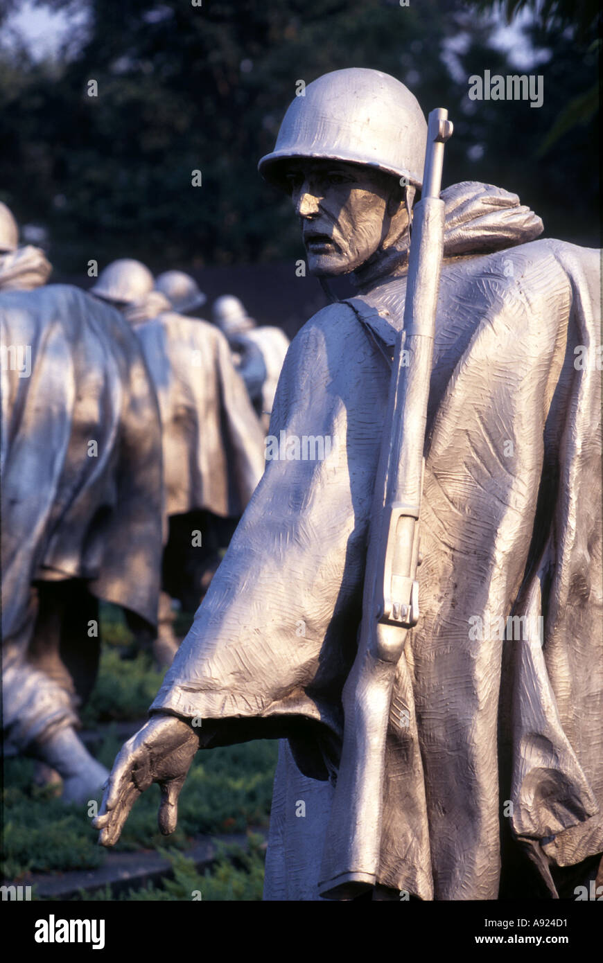Korean War Memorial Washington DC Foto Stock