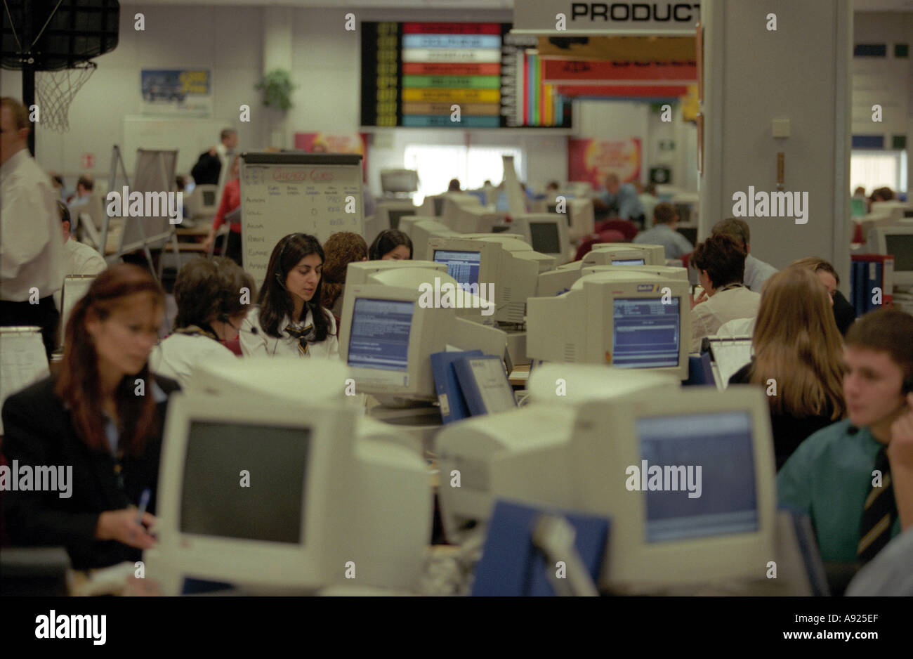 Kwik Fit Insurance Call center vicino a Glasgow Scotland Regno Unito Foto Stock