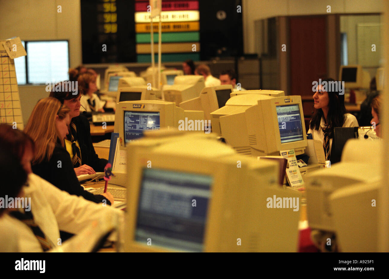 Kwik Fit Insurance Call center vicino a Glasgow Scotland Regno Unito Foto Stock