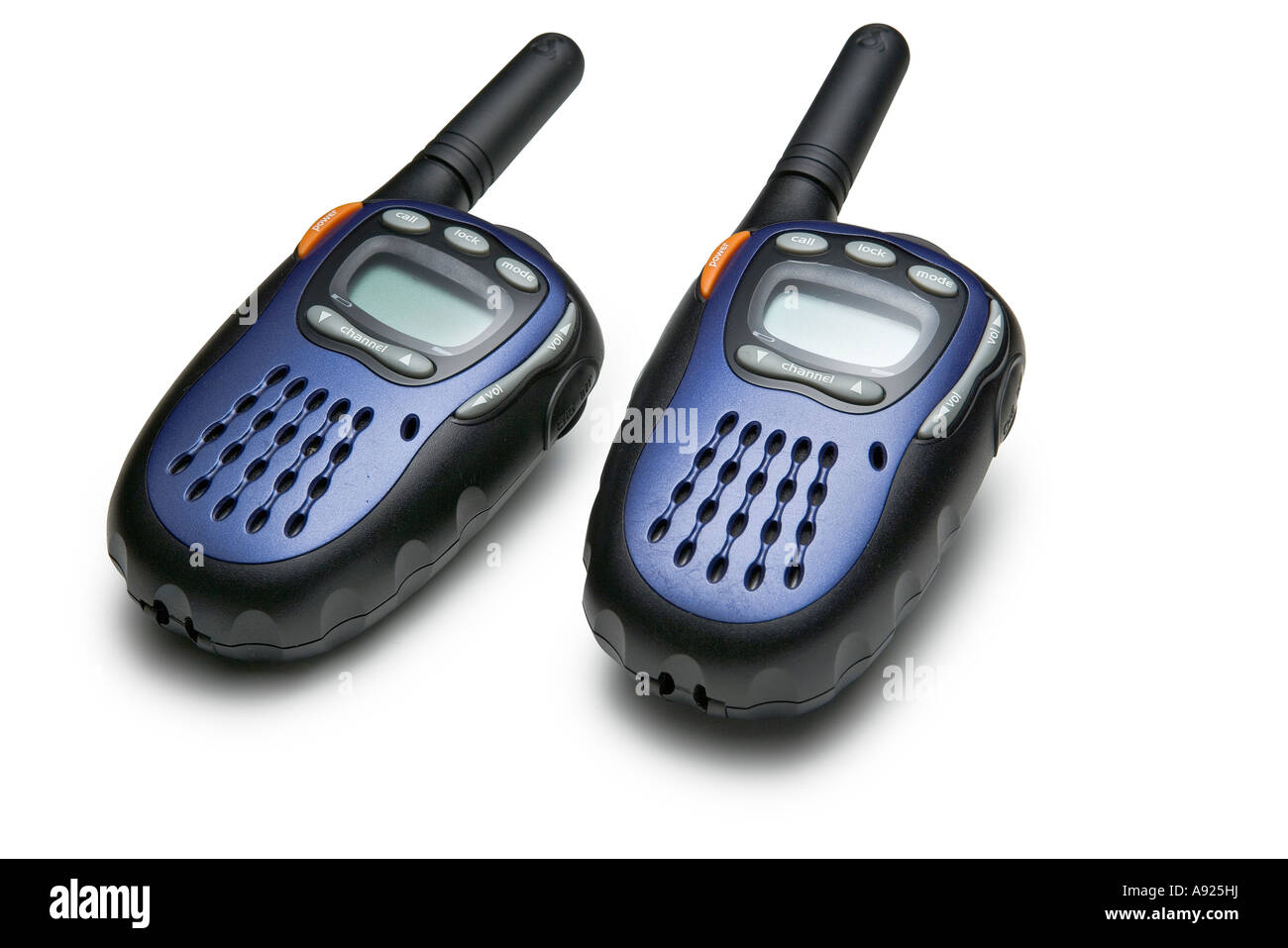 Una coppia di walkie-talkie Foto Stock