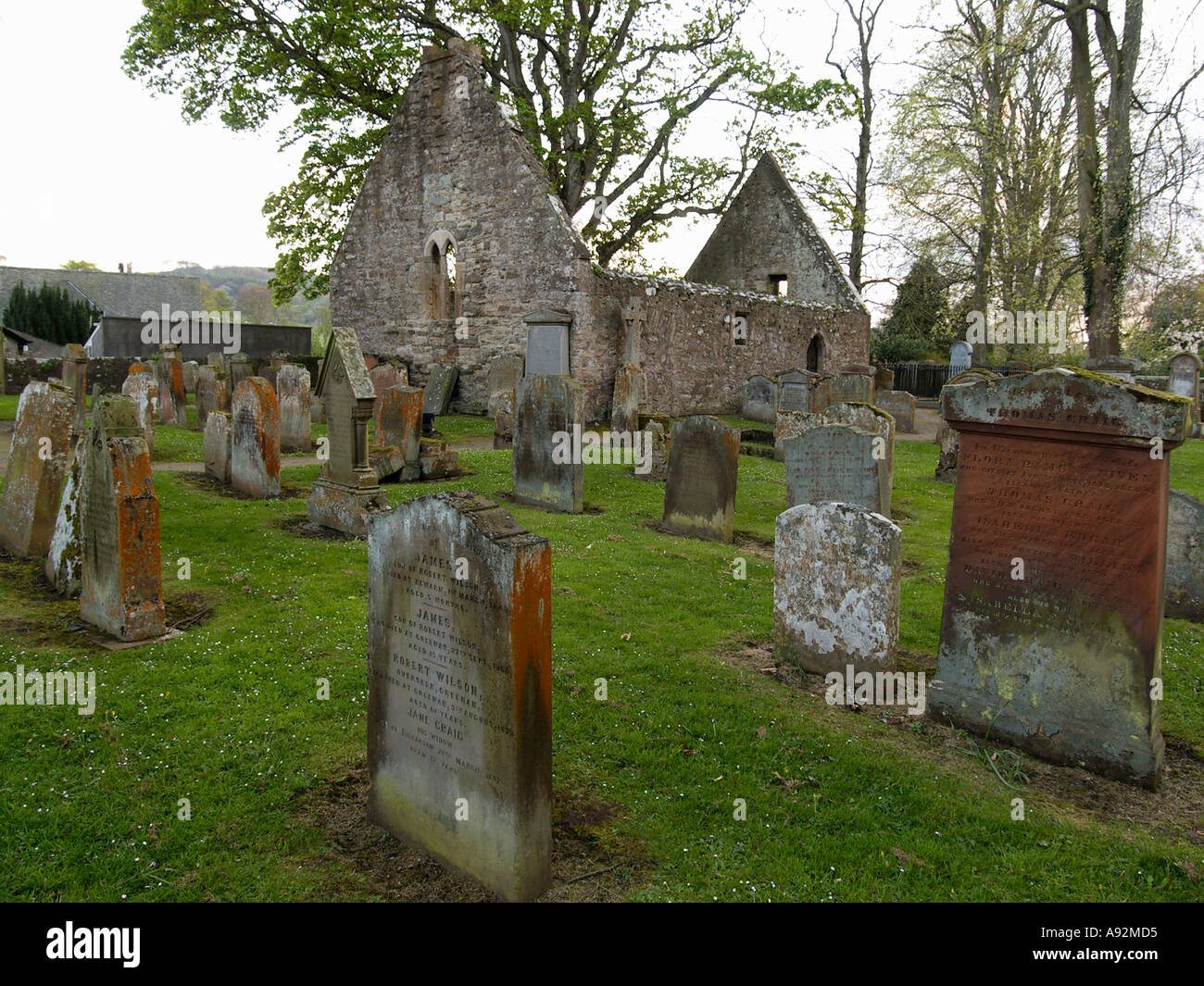 L'Auld Kirk Alloway. Foto Stock