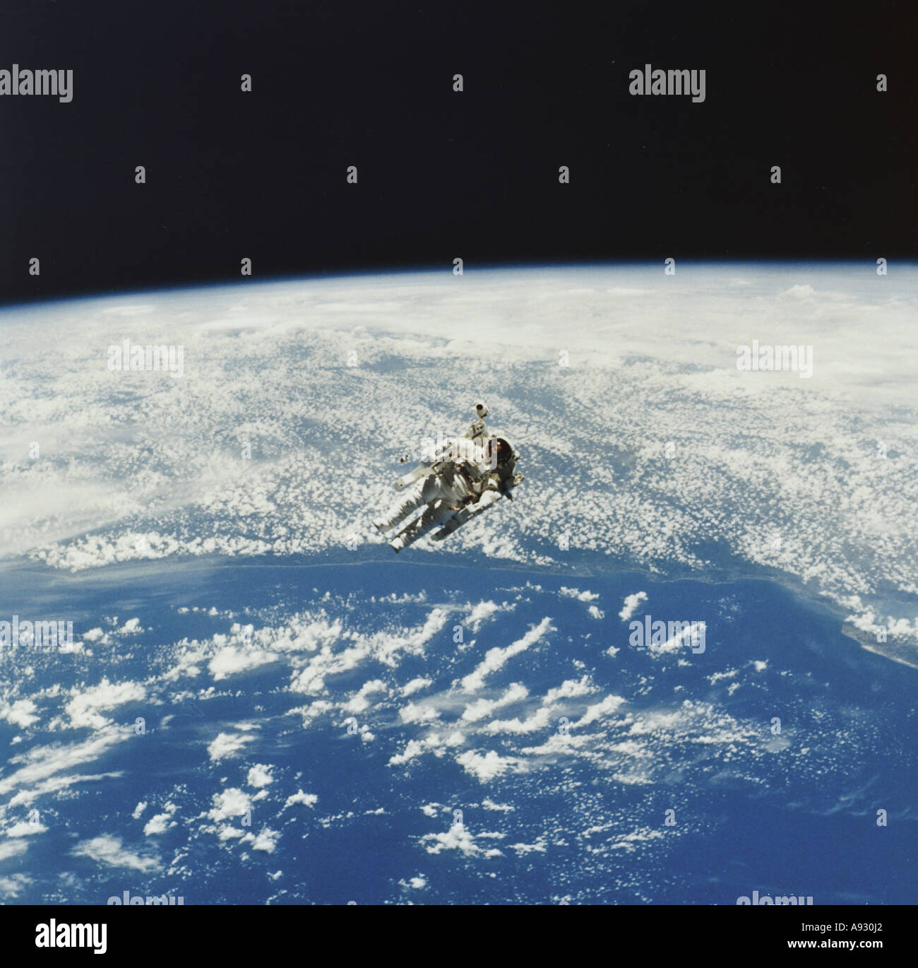 Challenger Spacewalk Febbraio 7, 1984 Foto Stock