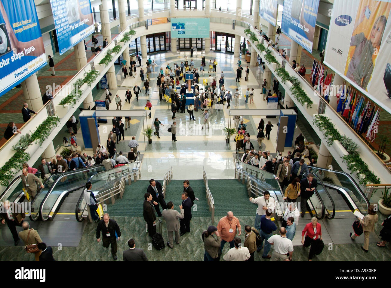 I partecipanti alla Convention di Orange County Convention Center di Orlando in Florida FL Foto Stock