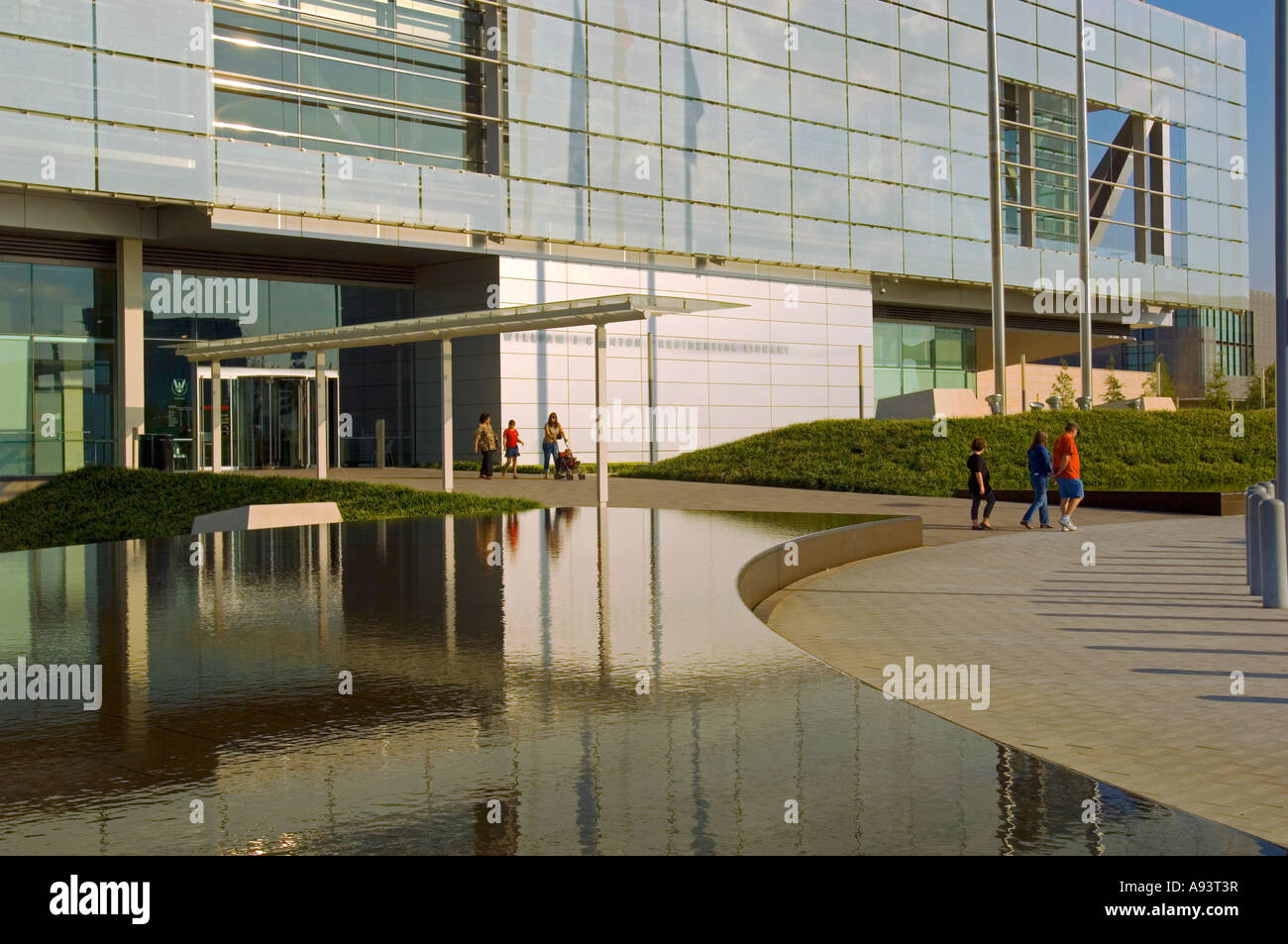 William J Clinton Presidential Center Little Rock AR Foto Stock