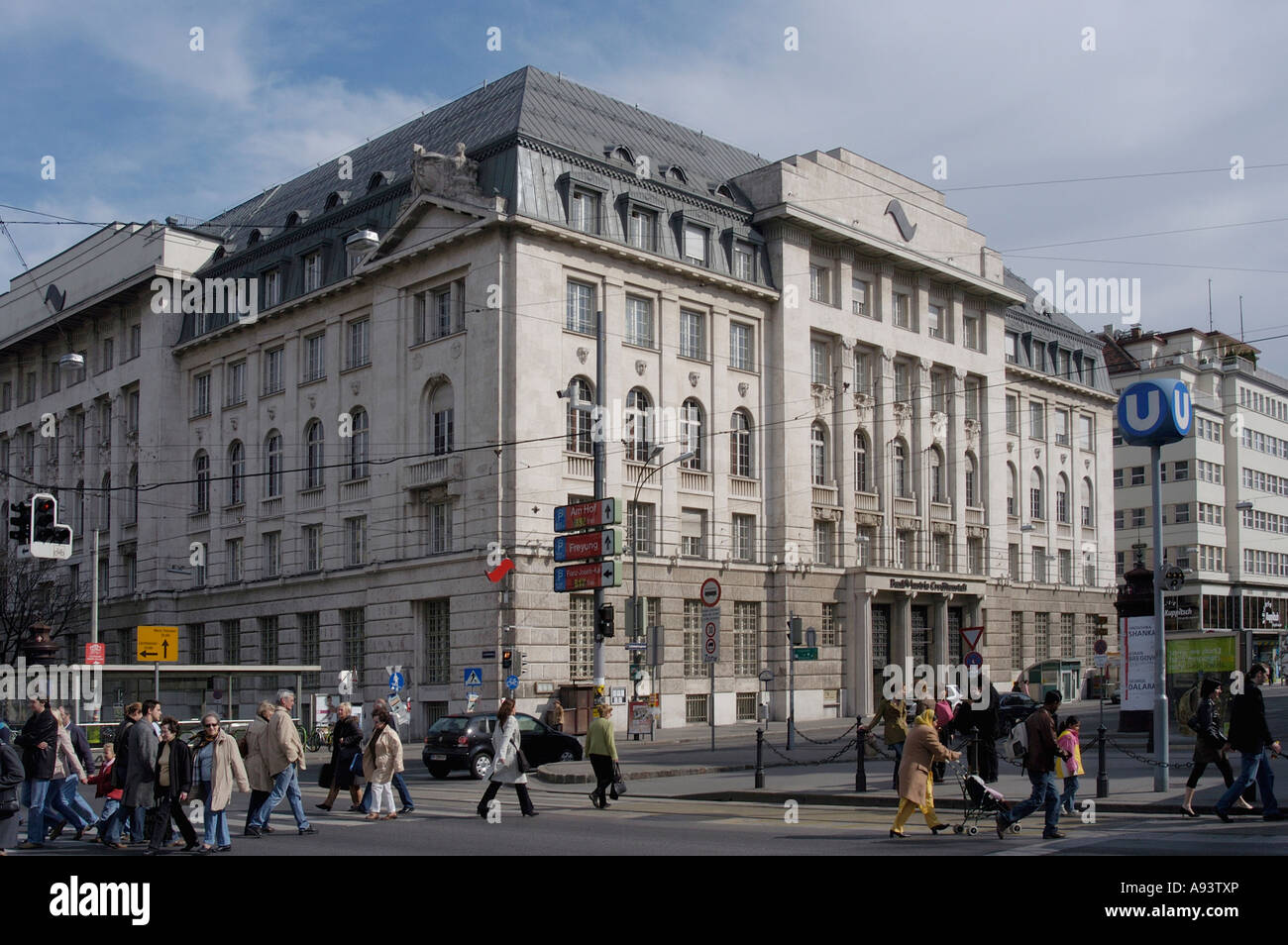 Bank Austria Creditanstalt Foto Stock